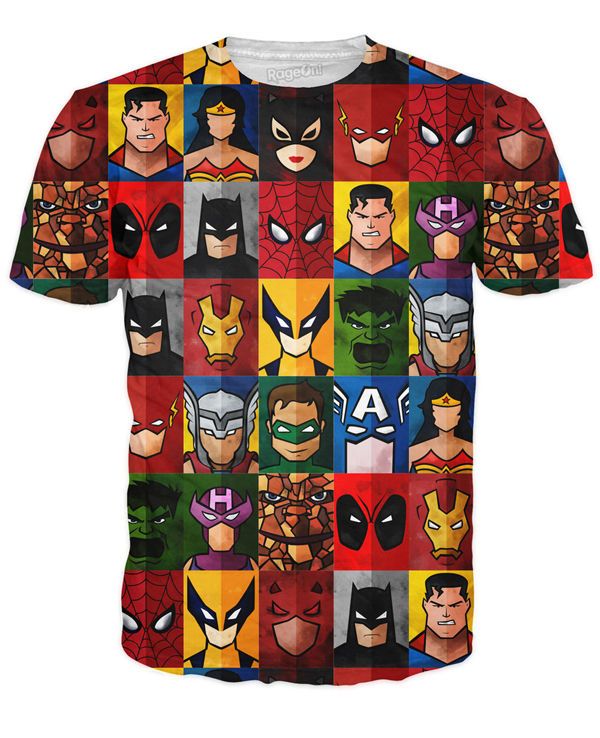 Portraiture Superhero Shirts