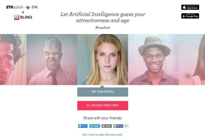 Robotically Judged Dating Platforms