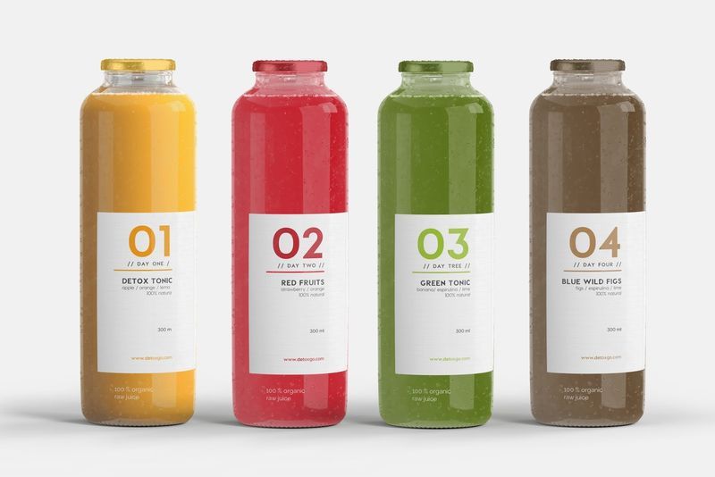 Vibrantly Branded Juice Detoxes