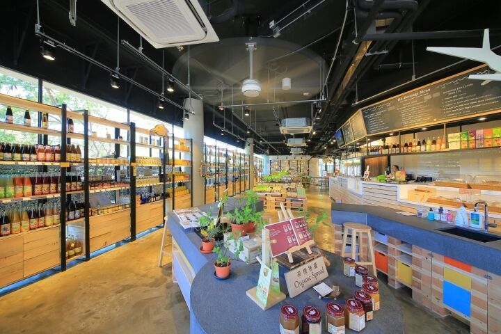 Organic Supermarket Interiors