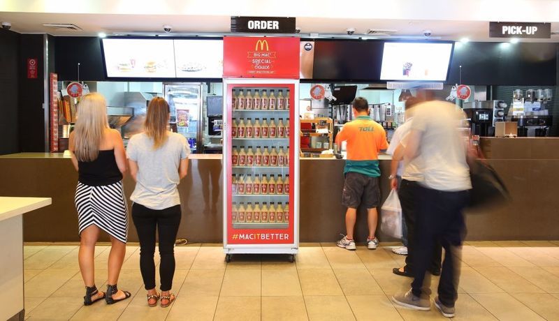 Burger Sauce Vending Machines