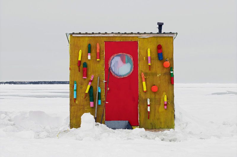 Boxed Fishing Hut Portraits