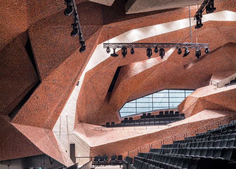 Crushed Brick Building Facades