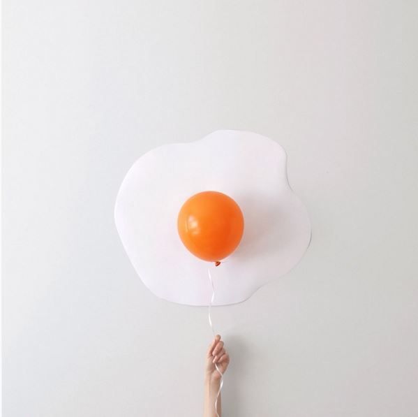Abstract Balloon Food Art