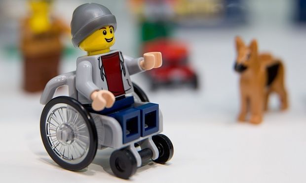 Wheelchair-Using LEGO Charcters