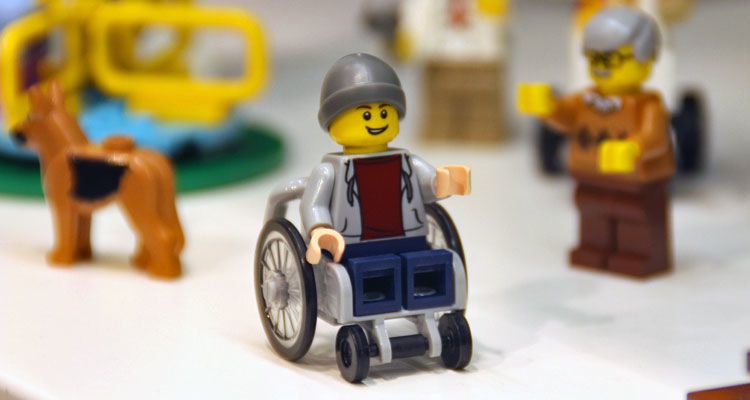 Wheelchair LEGO Toys