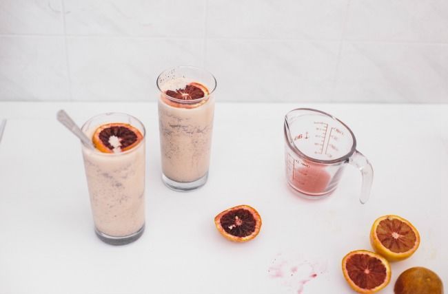 Boozy Chocolate Citrus Shakes