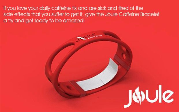 Caffeine-Diffusing Bracelets