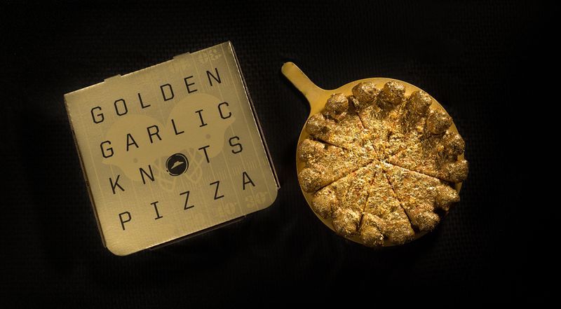 Edible Gold Pizzas