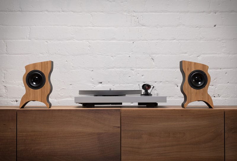 Handcrafted Bamboo Speakers