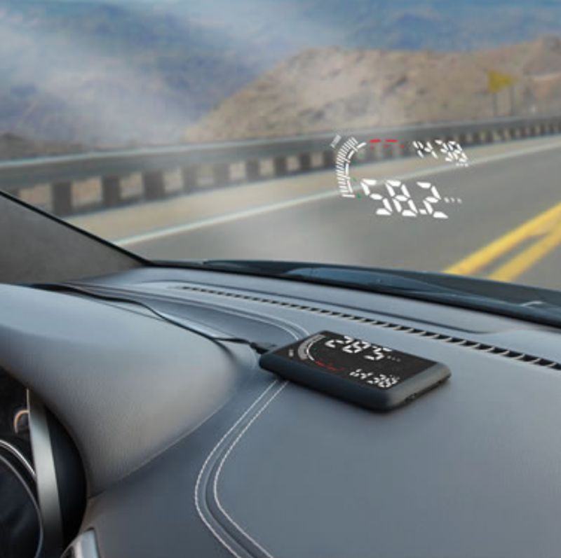 Distraction-Deterring Dashboard Projectors