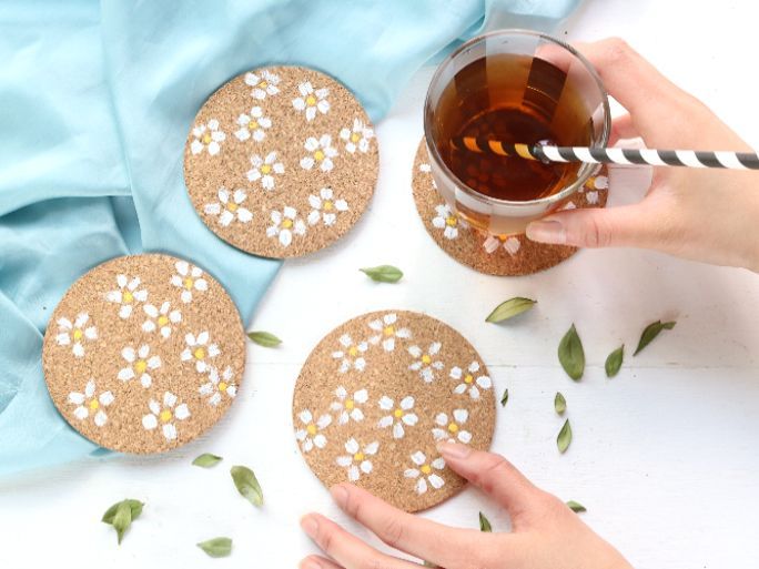 DIY Painted Coasters