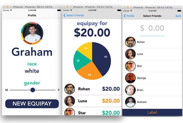 Equality Bill-Splitting Apps