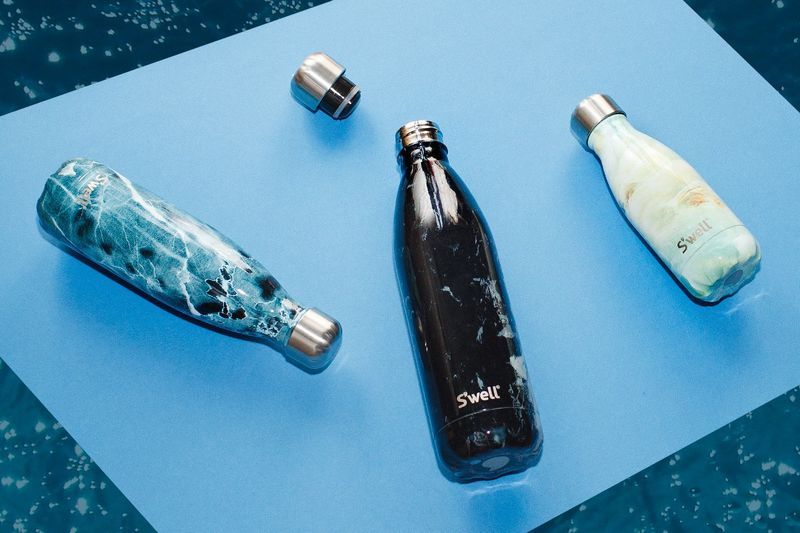 Marble Water Bottles