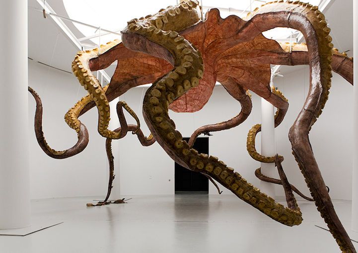 Gargantuan Marine Ceiling Sculptures