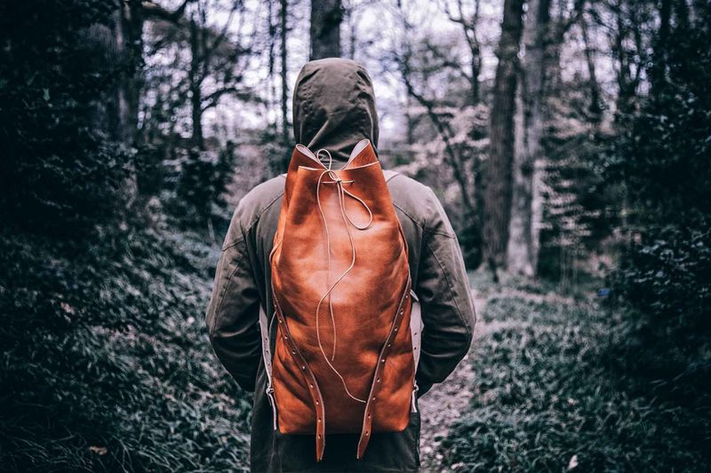 Rolltop Leather Rucksacks