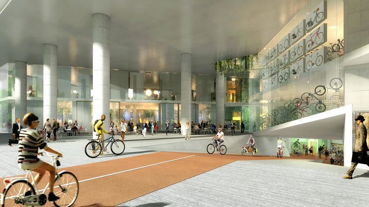 Bike-Friendly Office Buildings