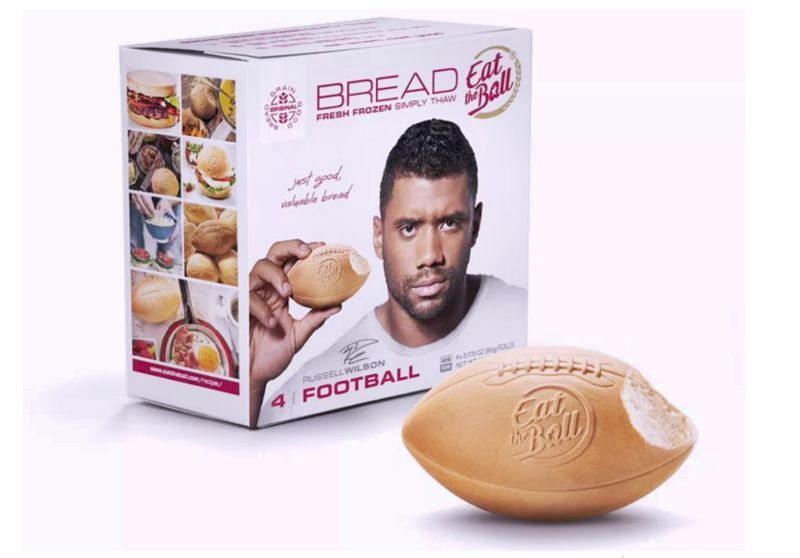 Football-Shaped Breads