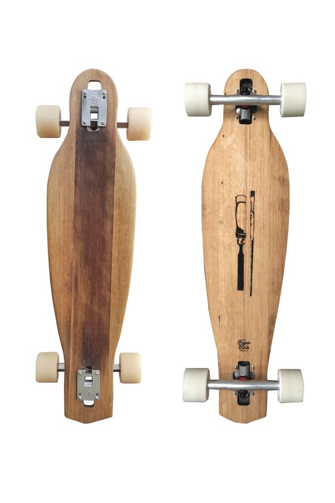 Upcycled Wine Barrel Longboards