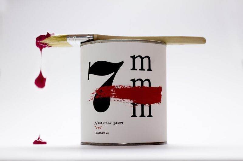 Fashionable Paint Can Branding