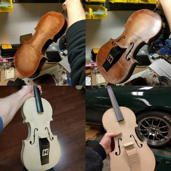 Custom 3D-Printed Violins