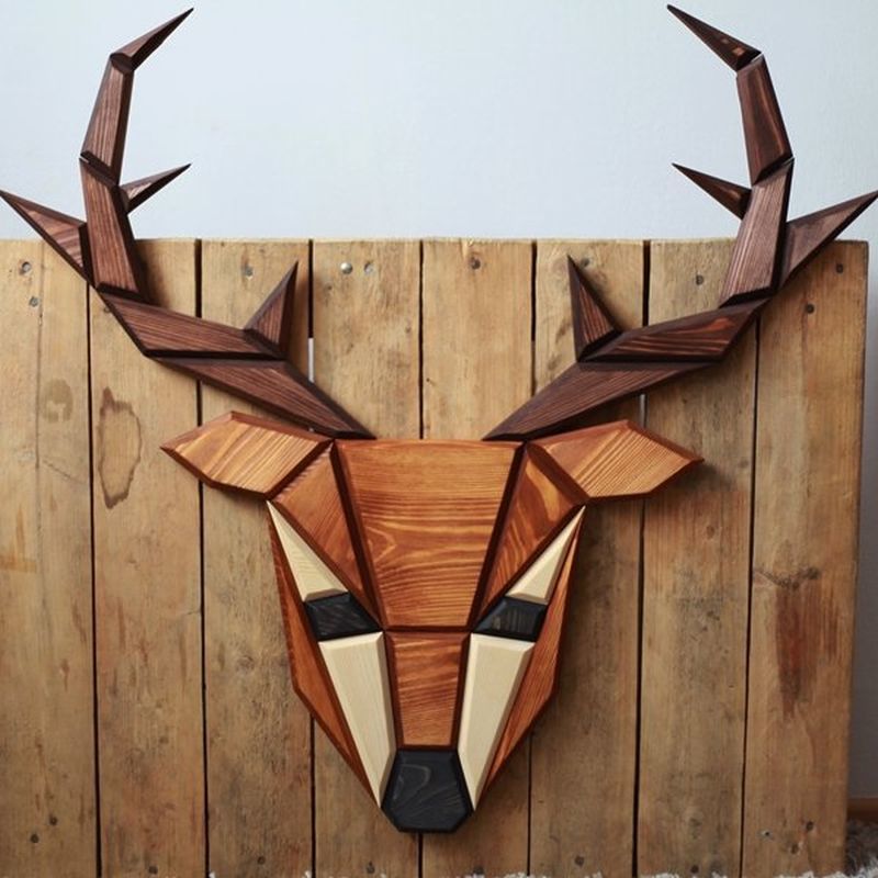 Wooden Taxidermy Trophies