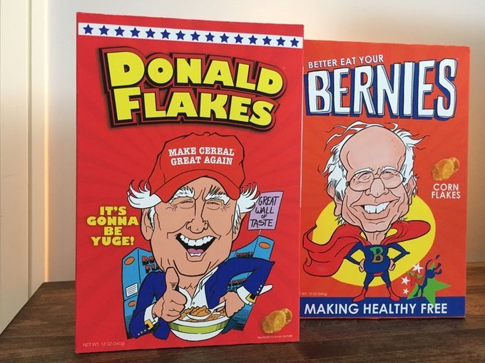 Presidential Cereal Boxes