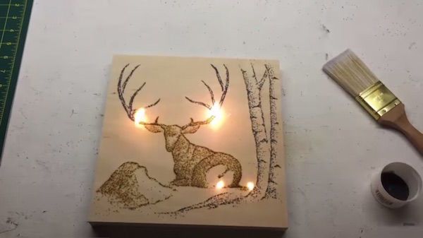 Flammable Gunpowder Paintings