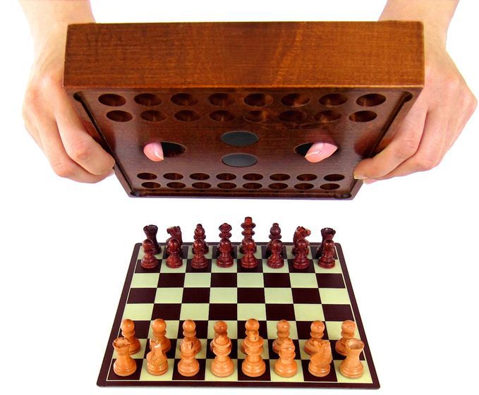 Organized Magnetic Chess Sets