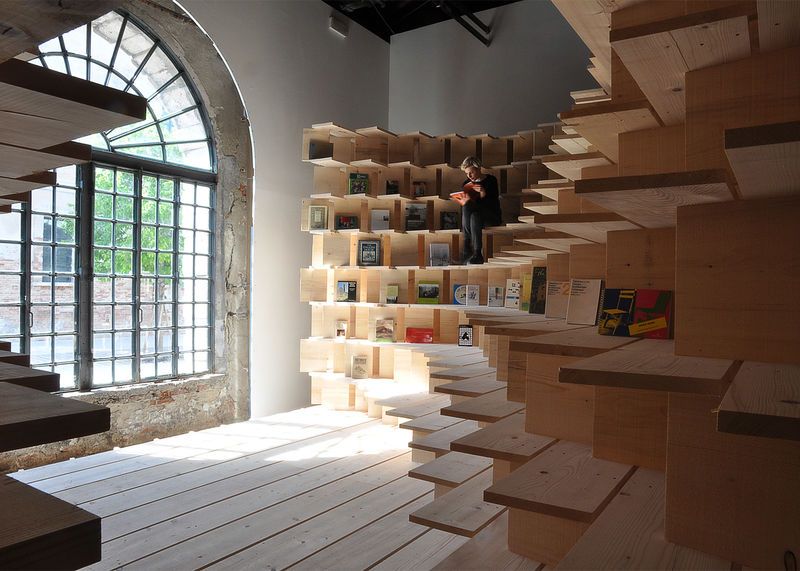 Climbable Bookshelf Exhibits