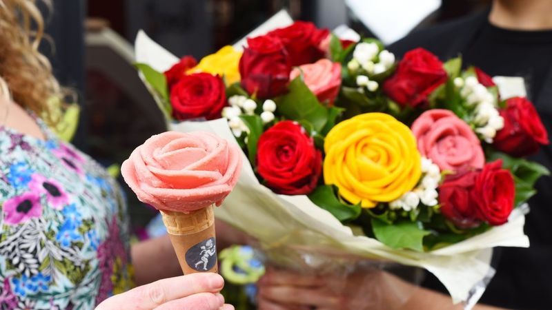 Floral Ice Cream Shops