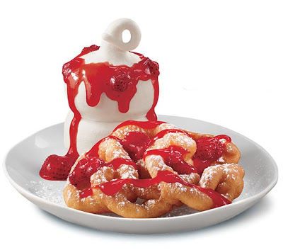 Hot Funnel Cake Desserts