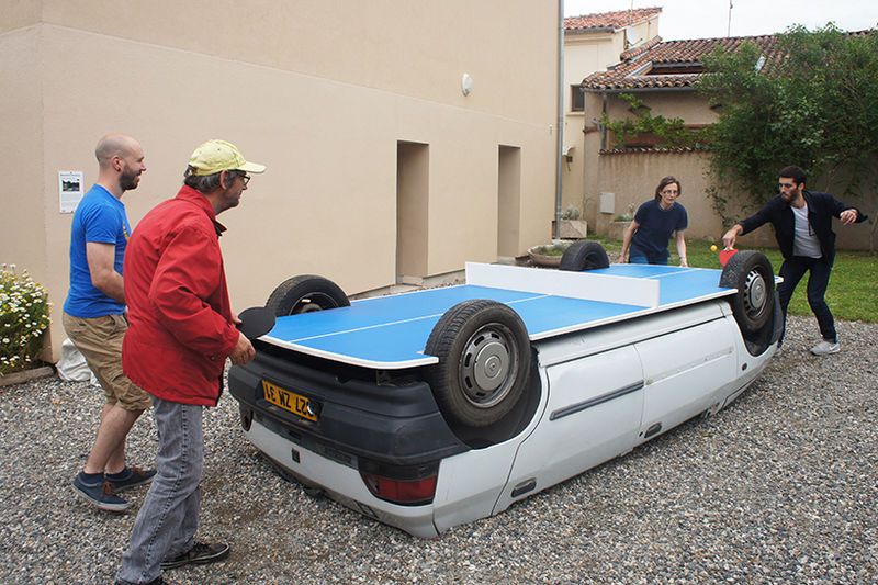 Ping Pong Table Cars