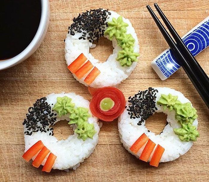 Donut-Shaped Sushi