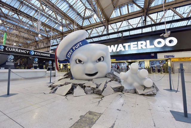 Cinematic Marshmallow Train Stations