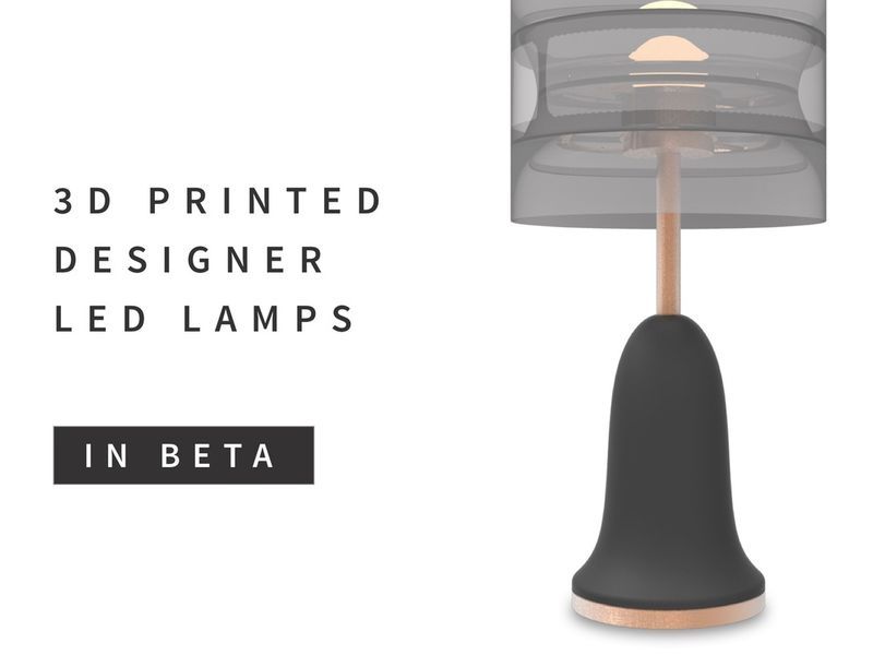 Designer 3D Printed Lamps