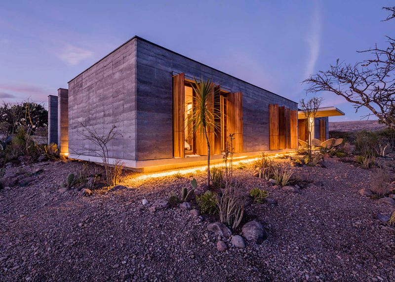 Sustainable Rammed-Earth Houses