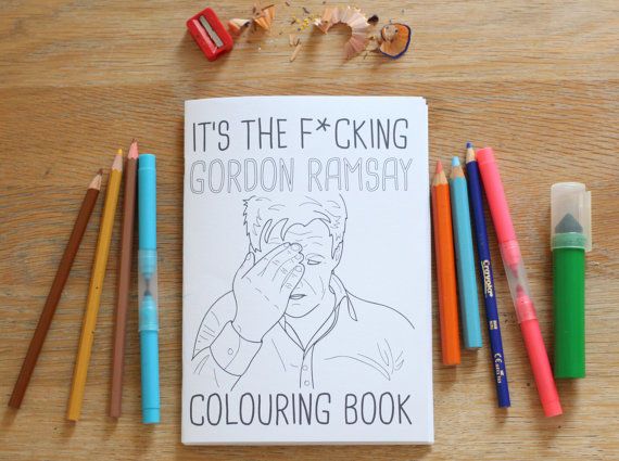 Celebrity Chef Coloring Books