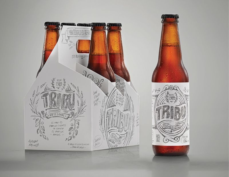 Sketched Beer Branding