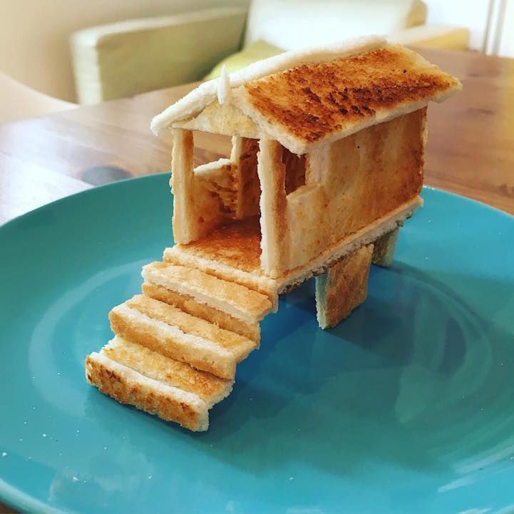 3D Toast Sculptures