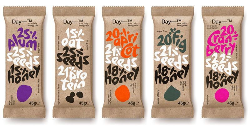 Playful Energy Bar Labels