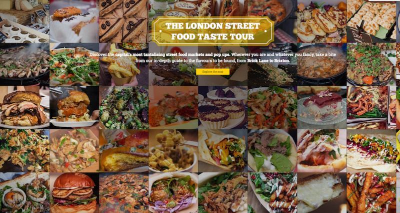 Interactive Street Food Guides