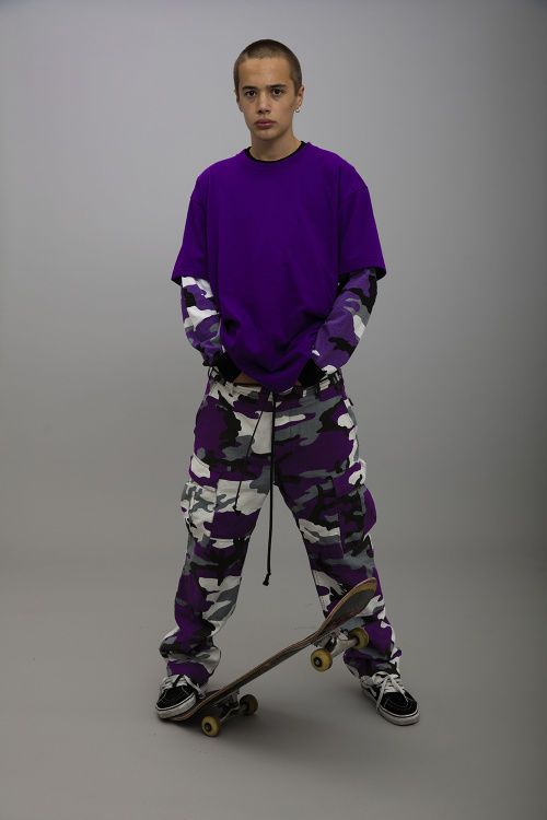 Violet Camouflage Apparel