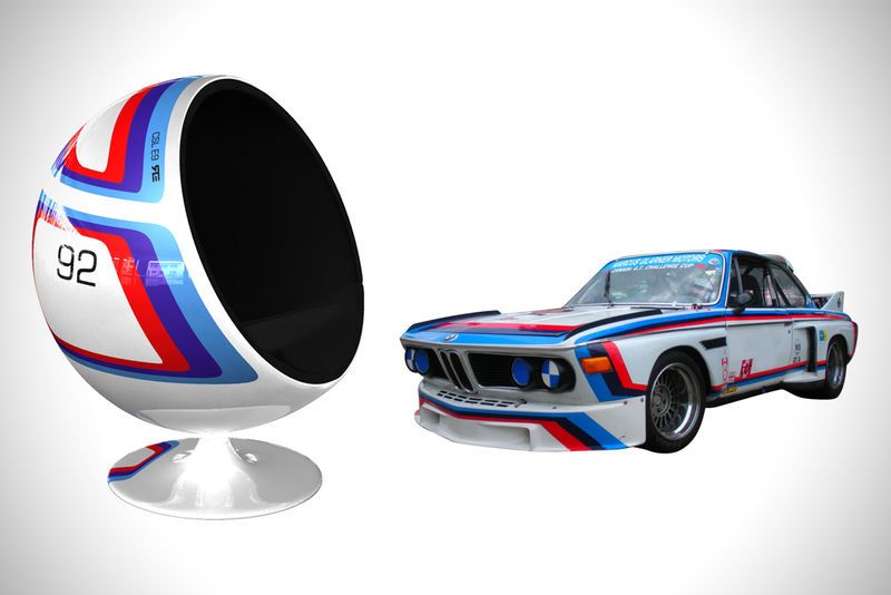 Automobile-Inspired Ball Chairs