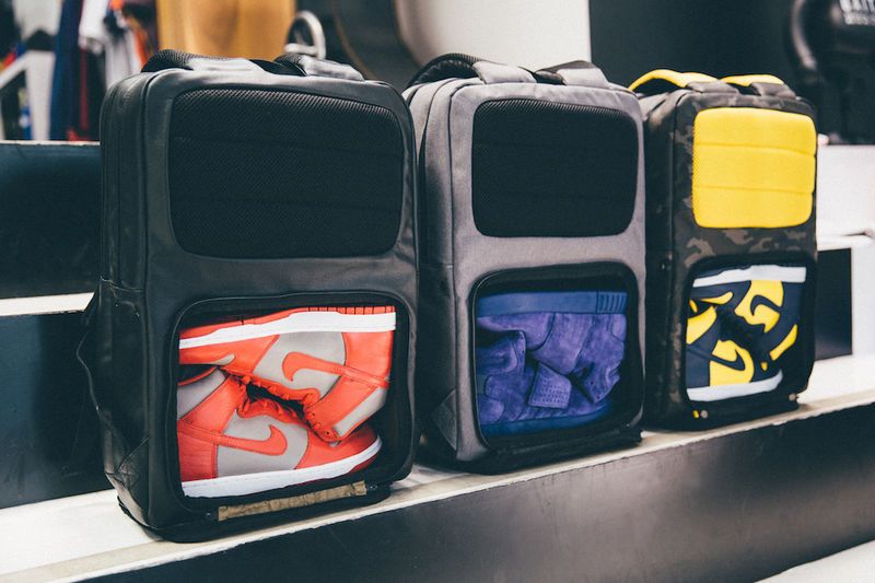 Backpack with sneaker compartment best sale