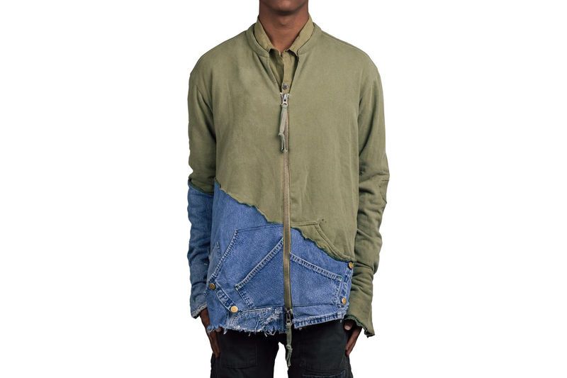 Distressed Patchwork Apparel