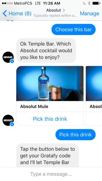 Cocktail-Sharing Chatbots