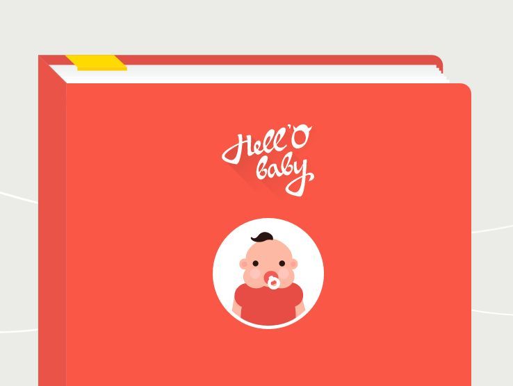 Snapchat-Inspired Baby Albums