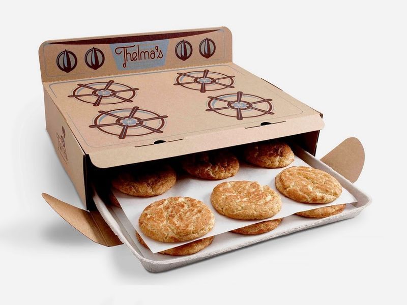 Oven-Shaped Cookie Boxes