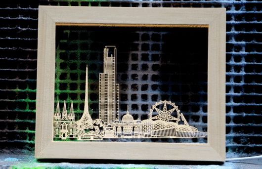 Light-Up Skyline Frames